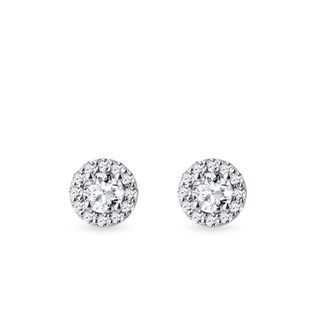 BRILLIANT EARRINGS IN WHITE GOLD - DIAMOND STUD EARRINGS - EARRINGS