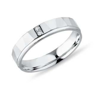 DAMENRING MIT ZWEI DIAMANTEN IN WEISSGOLD - RINGE DIAMANT - RINGE