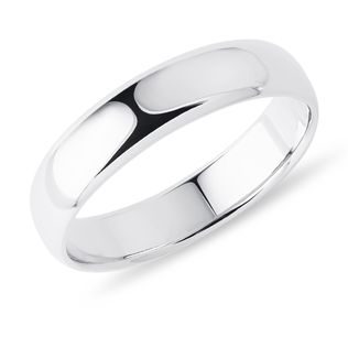 WEDDING RING OF WHITE GOLD - RINGS FOR HIM - WEDDING RINGS