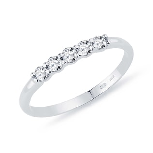 DIAMOND RING IN WHITE GOLD - WOMEN'S WEDDING RINGS - WEDDING RINGS