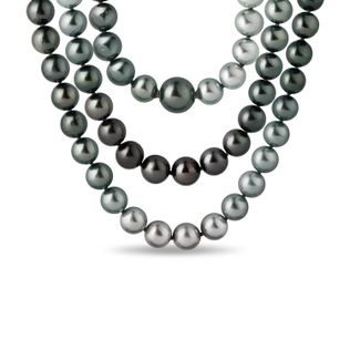 TAHITIAN PEARL OMBRE STRAND - PEARL NECKLACES - PEARL JEWELRY