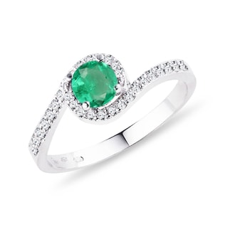 Gold Emerald Ring | KLENOTA