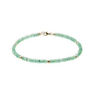 EMERALD BRACELET - MINERAL BRACELETS - BRACELETS