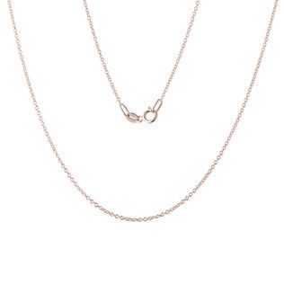 50 CM ROSE GOLD ROLO CHAIN - GOLD CHAINS - NECKLACES