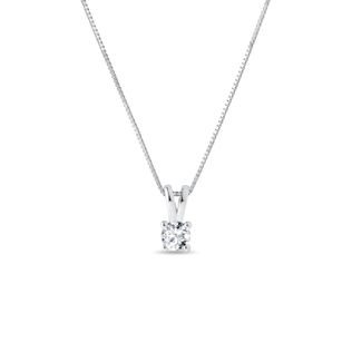 KINDERHALSKETTE MIT DIAMANT IN WEISSGOLD - KINDER KETTEN - KETTEN