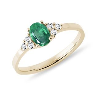 GOLDRING MIT SMARAGD - RINGE MIT SMARAGD - RINGE