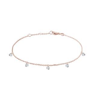ARMBAND MIT IM LABOR GEZÜCHTETEN DIAMANTEN IN ROSÉGOLD - ARMBÄNDER MIT DIAMANTEN - ARMBÄNDER