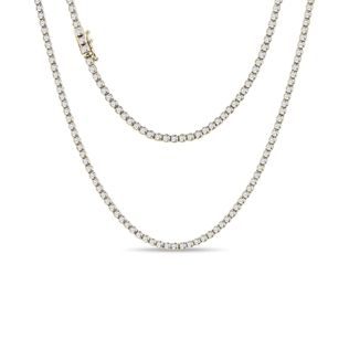 TENNISKETTE MIT LABORDIAMANTEN IN GELBGOLD - KETTEN MIT DIAMANTEN - KETTEN