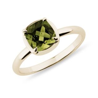 ZLATÝ PRSTEŇ S VLTAVÍNOM - PRSTENE VLTAVÍN - PRSTENE