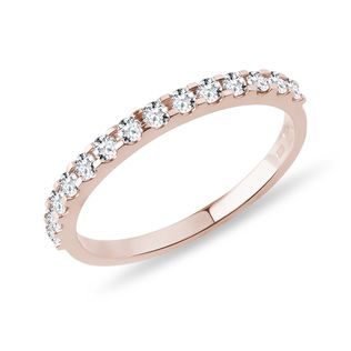 DIAMOND WEDDING RING IN ROSE GOLD - WOMEN'S WEDDING RINGS - WEDDING RINGS