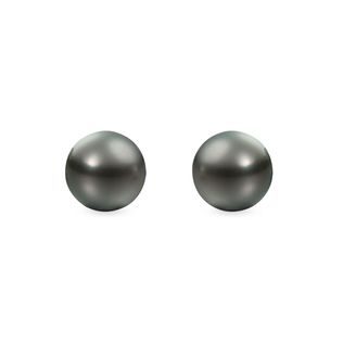 GOLD EARRINGS WITH TAHITIAN PEARLS - PEARL EARRINGS - PEARL JEWELLERY