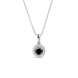 COLLIER EN OR BLANC AVEC DIAMANT - COLLIERS AVEC DIAMANTS - COLLIERS