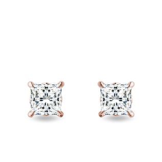 LUXURIÖSE DIAMANTOHRSTECKER IN ROSÉGOLD - OHRSTECKER DIAMANT - OHRRINGE