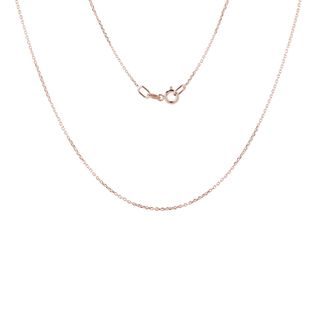 45 cm anchor style chain in rose gold