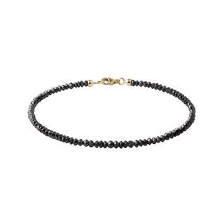 NATURAL BLACK DIAMOND BRACELET - MINERAL BRACELETS - BRACELETS