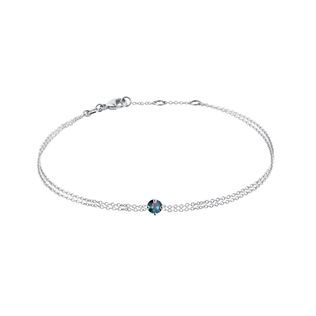 DOPPEL-ARMBAND MIT TOPAS - ARMBÄNDER MIT EDELSTEINE - ARMBÄNDER