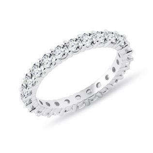 BRILLANT-EWIGKEITSRING AUS WEISSGOLD - TRAURINGE FÜR DAMEN - TRAURINGE