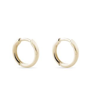 ZARTE CREOLEN AUS 14KT GELBGOLD - OHRRINGE GELBGOLD - OHRRINGE
