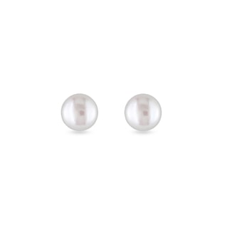 PEARL EARRINGS IN 14KT GOLD - PEARL EARRINGS - PEARL JEWELLERY