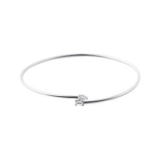 FLEXI-ARMBAND MIT DIAMANTEN IN 14K WEISSGOLD - ARMSPANGEN - ARMBÄNDER