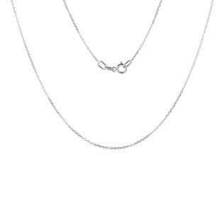 45 cm anchor style chain in white gold