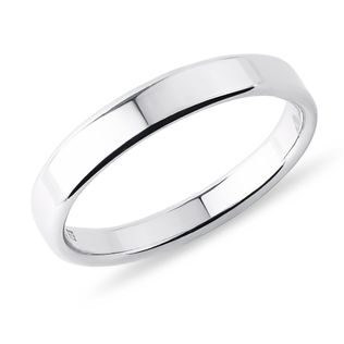 14K WHITE GOLD WEDDING RING - RINGS FOR HIM - WEDDING RINGS