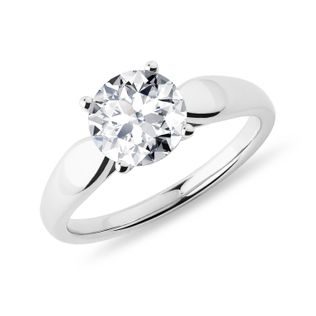 VERLOBUNGSRING MIT 1,5 CT LABORDIAMANT IN WEISSGOLD - RINGE MIT LAB GROWN DIAMANTEN - VERLOBUNGSRINGE