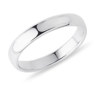 ALLIANCE EN OR BLANC - ALLIANCES DE MARIAGE HOMMES - ALLIANCES DE MARIAGE