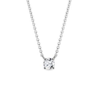 COLLIER EN OR AVEC DIAMANT TAILLE BRILLANT - COLLIERS AVEC DIAMANTS - COLLIERS