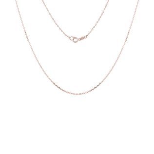 ŘETÍZEK ANKR 28 V DÉLCE 42 CM V RŮŽOVÉM ZLATĚ - ZLATÉ ŘETÍZKY - NÁHRDELNÍKY