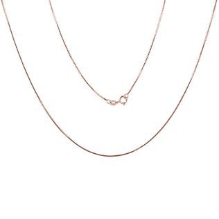 Rose gold rolo chain discount