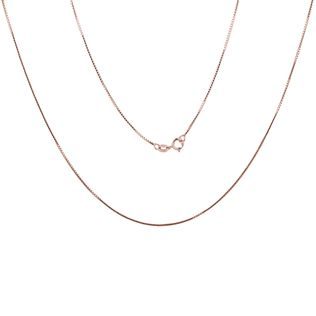 VENETIAN CHAIN IN ROSE GOLD, 45 CM LONG - GOLD CHAINS - NECKLACES