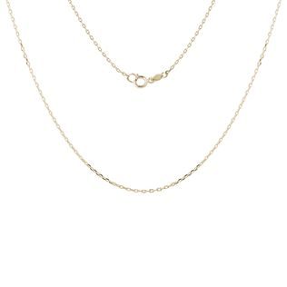 ŘETÍZEK TYPU ANKR 28 V DÉLCE 45 CM ZE ŽLUTÉHO ZLATA - ZLATÉ ŘETÍZKY - NÁHRDELNÍKY