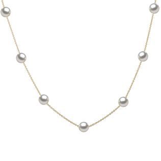 AKOYA PEARL GOLD NECKLACE - PEARL NECKLACES - PEARL JEWELLERY