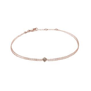 DIAMANT-ARMBAND IN ROSÉGOLD - ARMBÄNDER MIT DIAMANTEN - ARMBÄNDER
