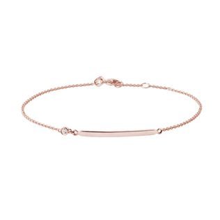 ROSÉGOLD-ARMAND MIT DIAMANT - ARMBÄNDER MIT DIAMANTEN - ARMBÄNDER