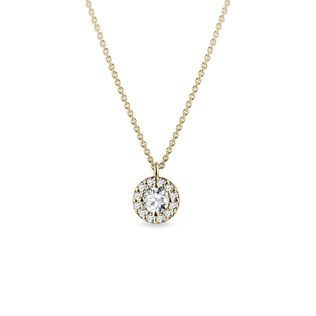 ORIGINAL NECKLACE WITH DIAMONDS IN GOLD - DIAMOND NECKLACES - NECKLACES