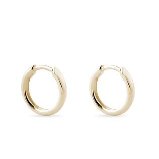 ZARTE CREOLEN AUS 14KT GELBGOLD - OHRRINGE GELBGOLD - OHRRINGE