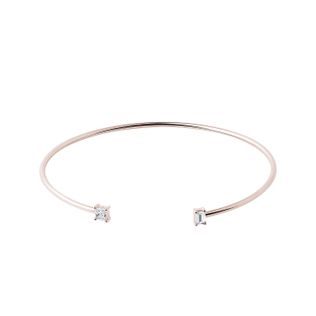 FESTES ARMBAND MIT DIAMANTEN IN 14K ROSÉGOLD - ARMSPANGEN - ARMBÄNDER