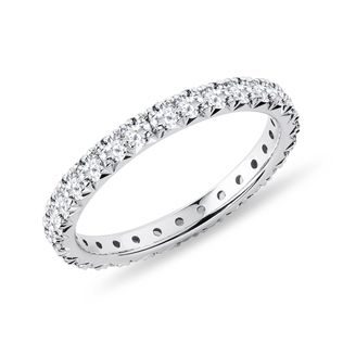 Luxury Eternity Wedding Ring in White Gold