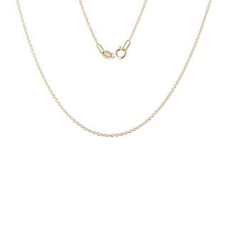 ROLO 25 CHAIN IN GOLD, 42 CM LONG - GOLD CHAINS - NECKLACES