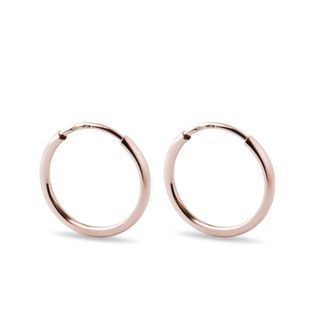 16-MM-REIFENOHRRINGE AUS ROSÉGOLD - OHRRINGE ROSÉGOLD - OHRRINGE