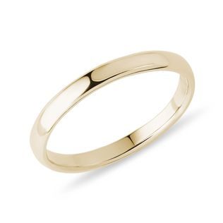 CLASSIC YELLOW GOLD WEDDING RING - WOMEN'S WEDDING RINGS - WEDDING RINGS