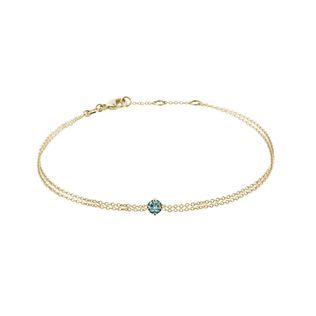 DIAMANTARMBAND IN GELBGOLD - ARMBÄNDER MIT DIAMANTEN - ARMBÄNDER