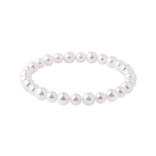 AKOYA PEARL BRACELET ON ELASTIC BAND - PEARL BRACELETS - PEARL JEWELLERY