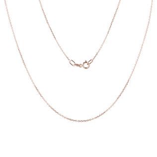 50 CM ROSE GOLD CABLE CHAIN - GOLD CHAINS - NECKLACES