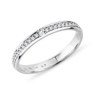 DAMENRING AUS WEISSGOLD MIT DIAMANT - TRAURINGE FÜR DAMEN{% if product.kategorie.adresa_nazvy[0] != product.kategorie.nazev %} - TRAURINGE{% endif %}