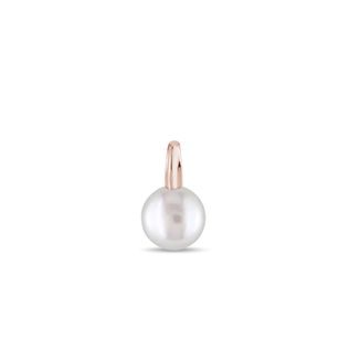 ROSE GOLD FRESHWATER PEARL PENDANT - PENDANTS - NECKLACES