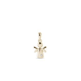 PENDENTIF ANGE EN OR ET DIAMANT - PENDENTIFS - COLLIERS