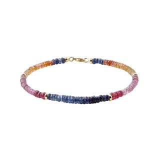 COLOURED SAPPHIRE BRACELET - MINERAL BRACELETS - BRACELETS